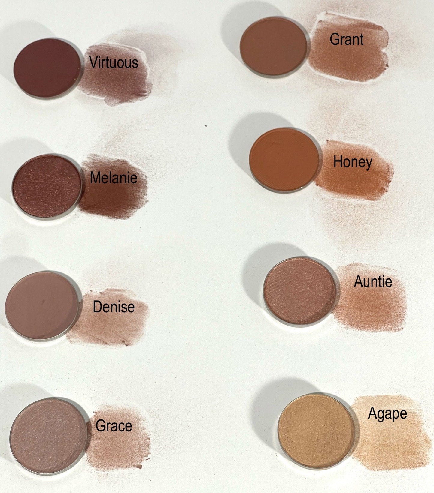 Warm Rosy Neutrals - Eye Shadow (Choose from 4 options)